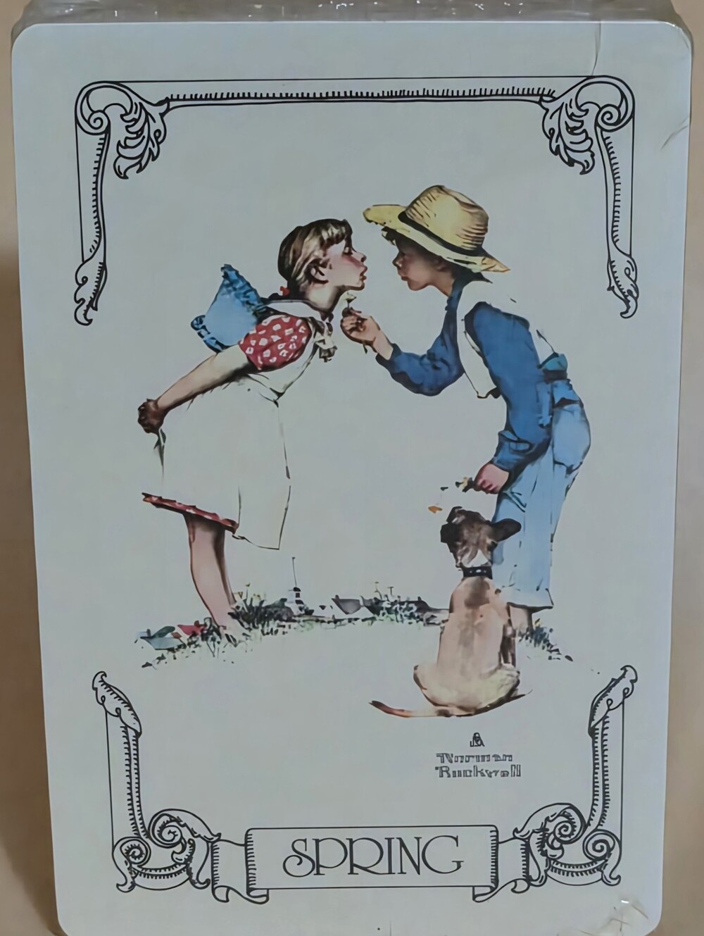 Vintage Norman Rockwell Artwork Playing Cards SPRING NEW